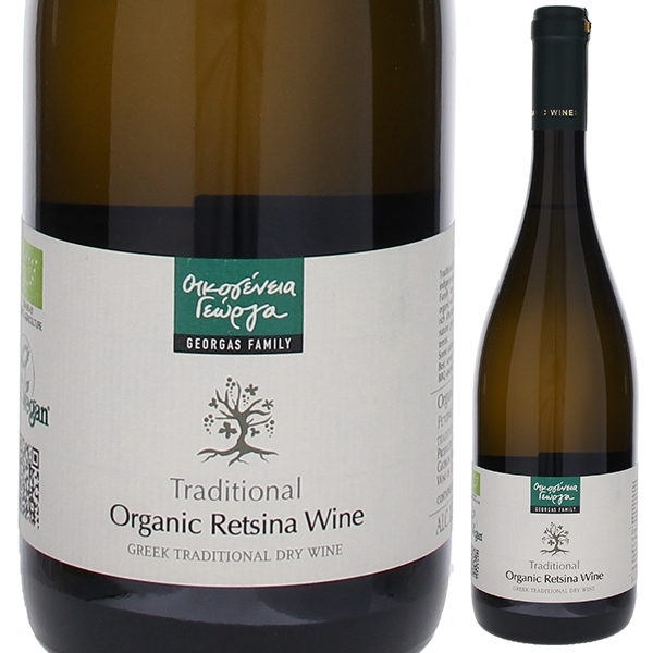 トラディショナル レチーナ ワイン NV ゲオルガス ファミリー 750ml  [白] ビオディナミ / ビオロジック