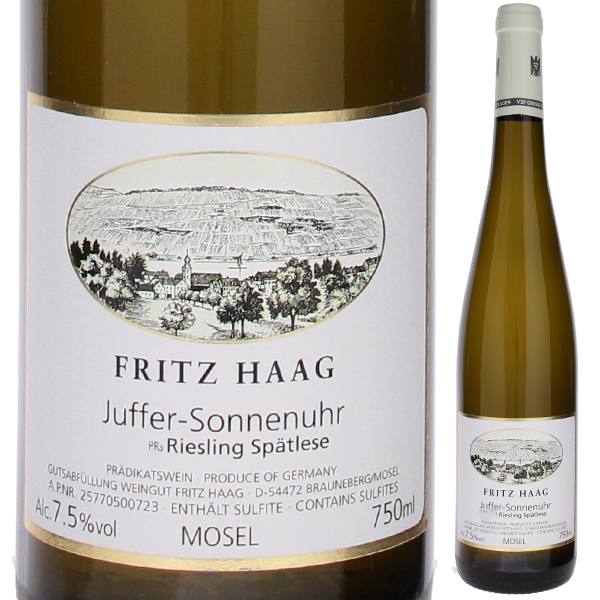ブラウネベルガー ユッファー ゾンネンウーア リースリング シュペートレーゼ 2018 フリッツ ハーク 750ml  [甘口白]