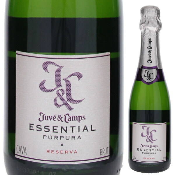[375ml]エッセンシャル プルプラ レゼルヴァ ブリュット 2018 ジュヴェ カンプス [発泡白] [ハーフボトル]