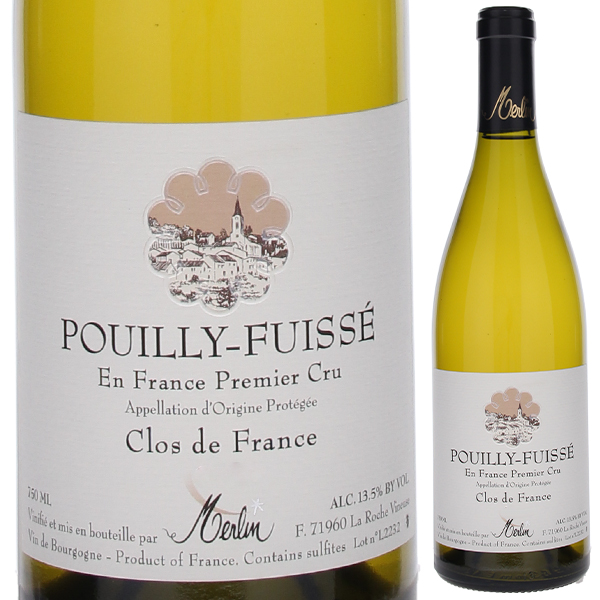 プイィ フュイッセ プルミエ クリュ クロ ド フランス 2022 ドメーヌ オリヴィエ メールラン 750ml  [白]