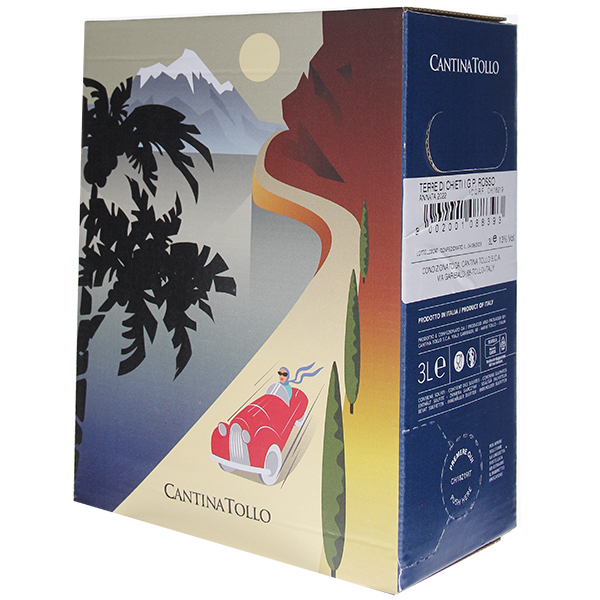 3000ml モンテプルチアーノ バッグ イン ボックス ロッソ 2022 トッロ  [赤] 自然派