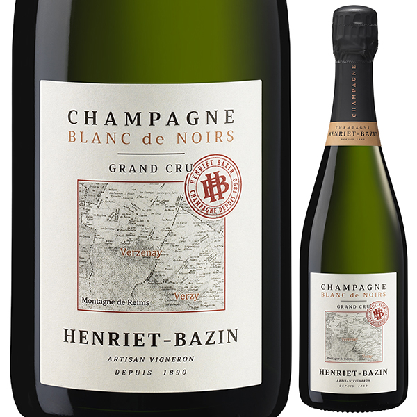 シャンパーニュ ブリュット ブラン ド ノワール NV アンリエ バザン 750ml  [発泡白]