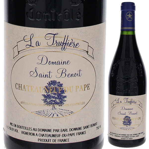 シャトーヌフ デュ パプ ルージュ トリュフィエール 2000 ドメーヌ サン ブノワ 750ml  [赤]