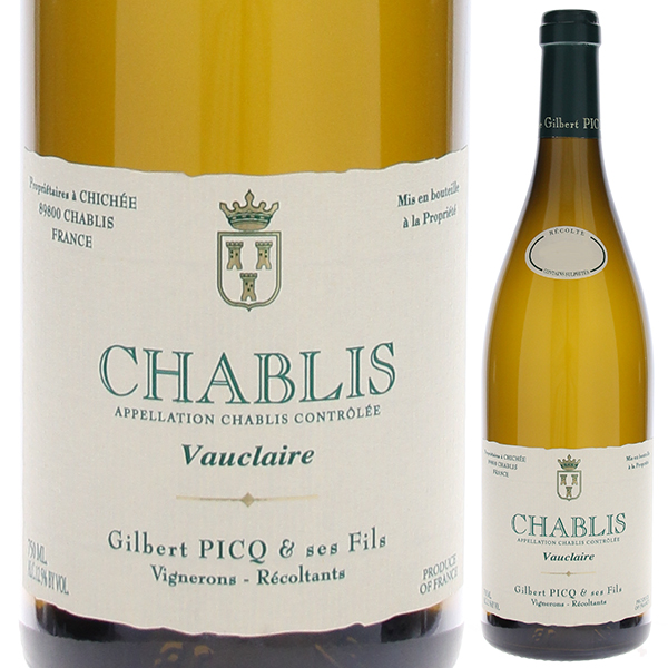 シャブリ ヴォークレール 2023 ジルベール ピク エ セ フィス 750ml  [白]