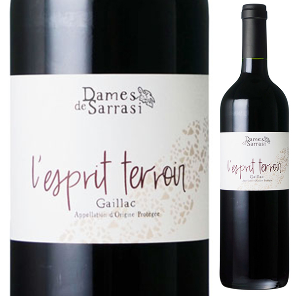 レスプリ テロワール ガイヤック ルージュ 2018 ダーム ド サッラシ 750ml  [赤]