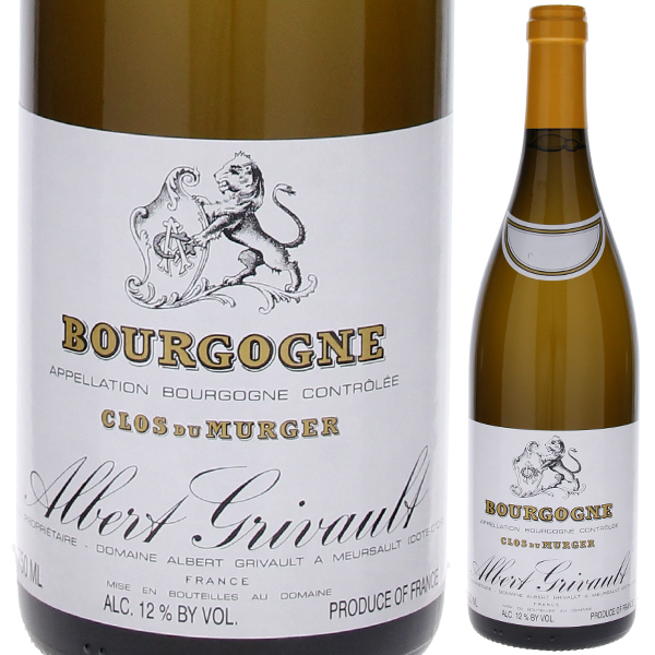ブルゴーニュ ブラン クロ デュ ミュルジェ 2022 ドメーヌ アルベール グリヴォー 750ml  [白]