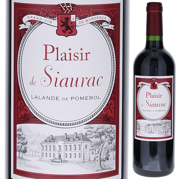 プレジール ド シオラック 2019 (シャトー シオラック) 750ml  [赤]