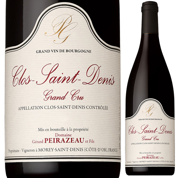 クロ サン ドニ グラン クリュ 2023 ドメーヌ ジェラール ペラゾー 750ml  [赤]