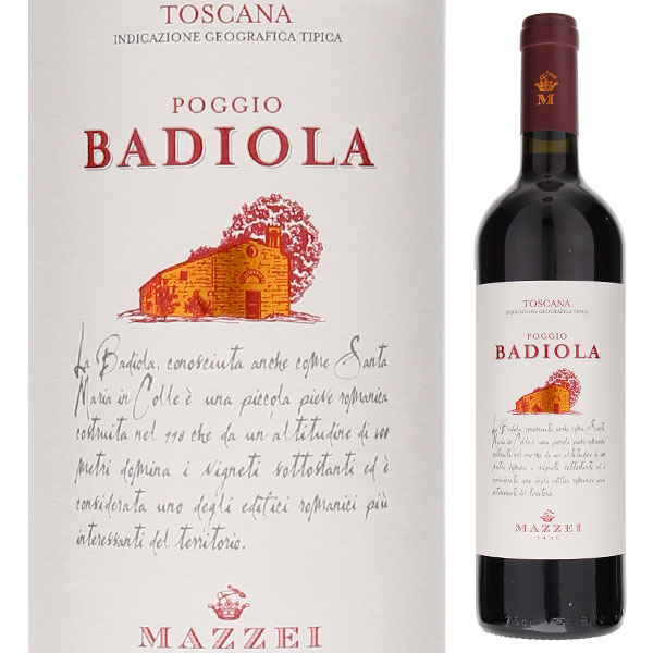 ポッジョ バディオラ 2022 カステッロ ディ フォンテルートリ （マッツェイ） 750ml  [赤]