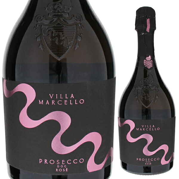 プロセッコ ブリュット ロゼ ミレジマート 2023 ヴィッラ マルチェッロ （マッツェイ） 750ml  [発泡ロゼ]