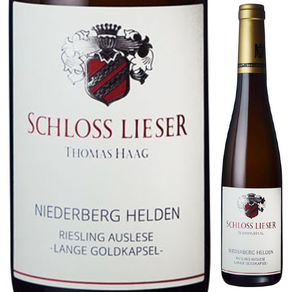 [375ml]リーザー ニーダーベルク ヘルデン アウスレーゼ ランゲ ゴルトカプセル 2023 シュロス リーザー [甘口白] [ハーフボトル]