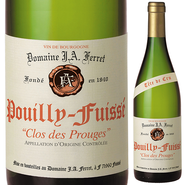 プイイ フュイッセ テット ド クリュ クロ デ プルージュ 2022 ドメーヌ J.A. フェレ 750ml  [白]