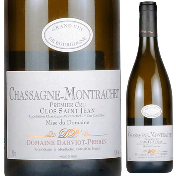 シャサーニュ モンラッシェ プルミエ クリュ クロ サン ジャン 2022 ダルヴィオ ペラン 750ml  [白] ビオディナミ