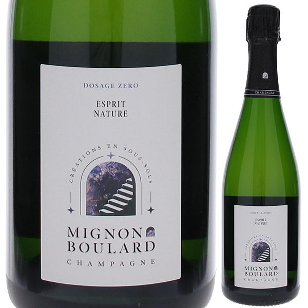 エスプリ ナチュール ドザージュ ゼロ NV ミニョン ブラール 750ml  [発泡白]