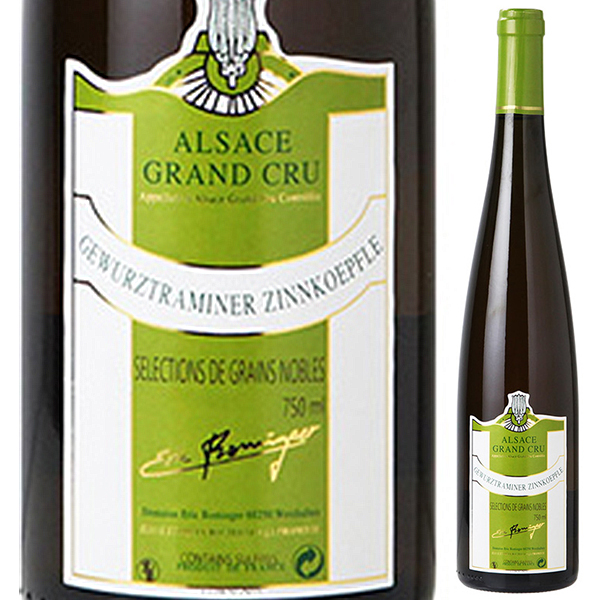 ゲヴュルツトラミネール グラン クリュ ツィンコッフレ セレクション ド グラン ノーブル 2005 エリック ロマンジェ 750ml  [甘口白]