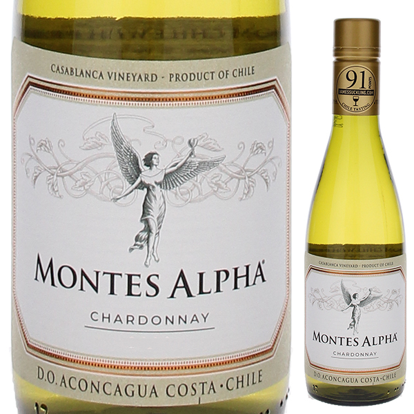 [375ml]アルファ シャルドネ 2022 モンテス [白] [ハーフボトル]