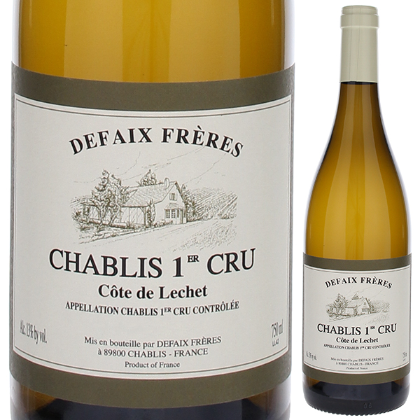 シャブリ プルミエ クリュ コート ド レシェ 2023 ドメーヌ ベルナール ドゥフェ 750ml  [白] ビオロジック