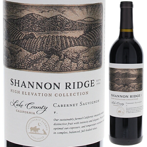 リッジ ハイ エレベーション カベルネ ソーヴィニヨン 2022 シャノン ファミリー オブ ワインズ 750ml  [赤]