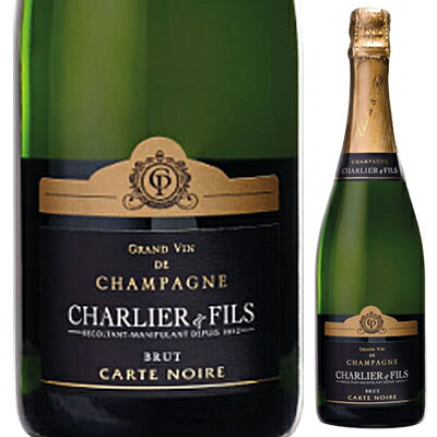 シャンパーニュ カルト ノワール NV ドメーヌ シャルリエ エ フィス 750ml  [発泡白]
