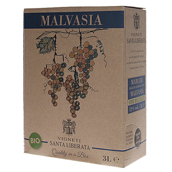 3000ml マルケ マルヴァジア バッグインボックス 2023 サンタ リベラータ  [白] マルヴァジーア