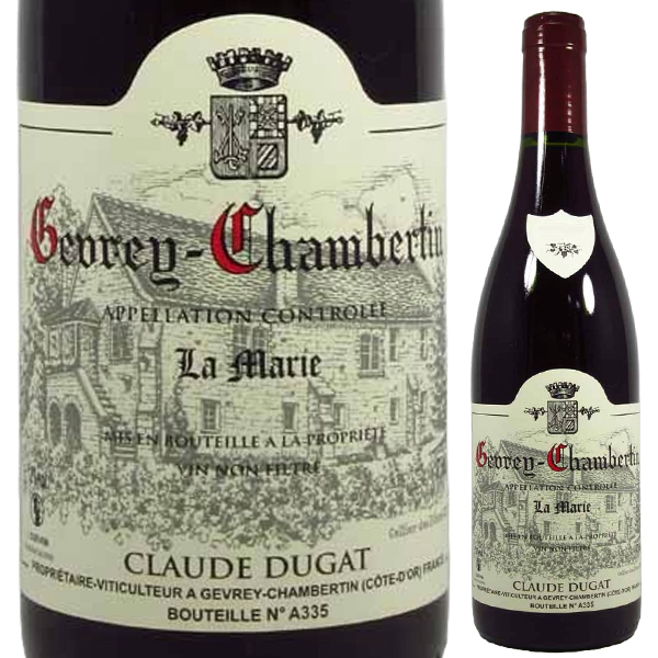 ジュヴレ シャンベルタン ラ マリー 2020 クロード デュガ 750ml  [赤]