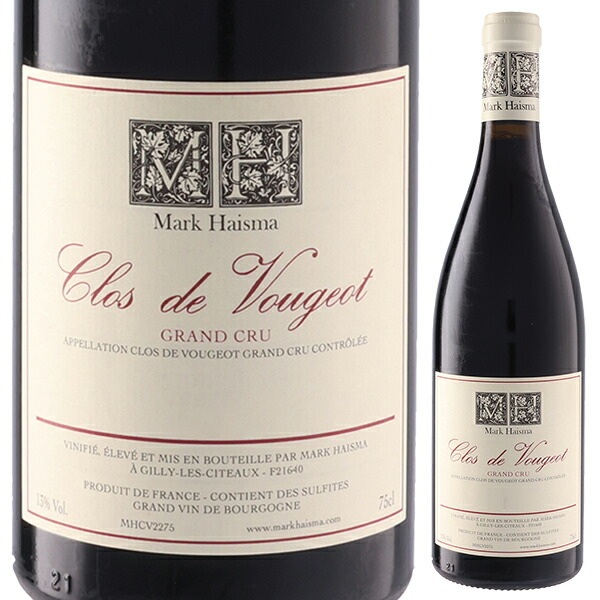 クロ ド ヴージョ 2023 マーク ハイスマ 750ml  [赤]