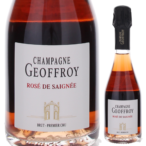 [375ml]シャンパーニュ プルミエ クリュ キュミエール ロゼ ド セニエ NV ドメーヌ ルネ ジョフロワ [発泡ロゼ] [ハーフボトル]