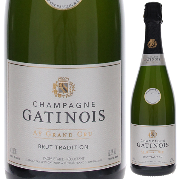 シャンパーニュ グラン クリュ アイ トラディシオン ブリュット NV ドメーヌ ガティノワ 750ml  [発泡白]