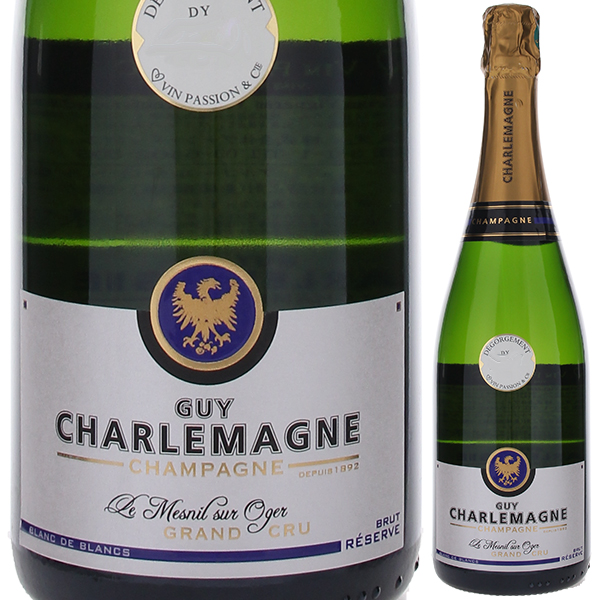 シャンパーニュ G.C. ル メニル シュール オジェ レゼルヴ ブラン ド ブラン NV ドメーヌ ギィ シャルルマーニュ 750ml  [発泡白]