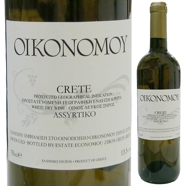 クリーティ アシルティコ 2016 ドメーヌ エコノム 750ml  [白] 自然派