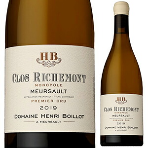 ムルソー プルミエ クリュ クロ リシュモン 2023 ドメーヌ アンリ ボワイヨ 750ml  [白]