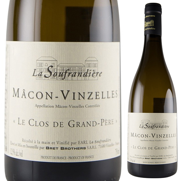 マコン ヴァンゼル ル クロ ド グラン ペール 2023 ブレット ブラザーズ （ドメーヌ ラ スフランディエール） 750ml  [白] ビオディナミ
