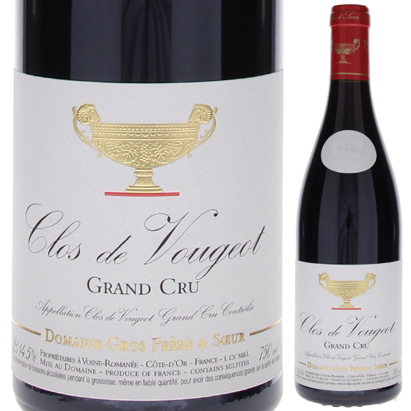 クロ ド ヴージョ グラン クリュ 2022 ドメーヌ グロ フレール エ スール 750ml  [赤]