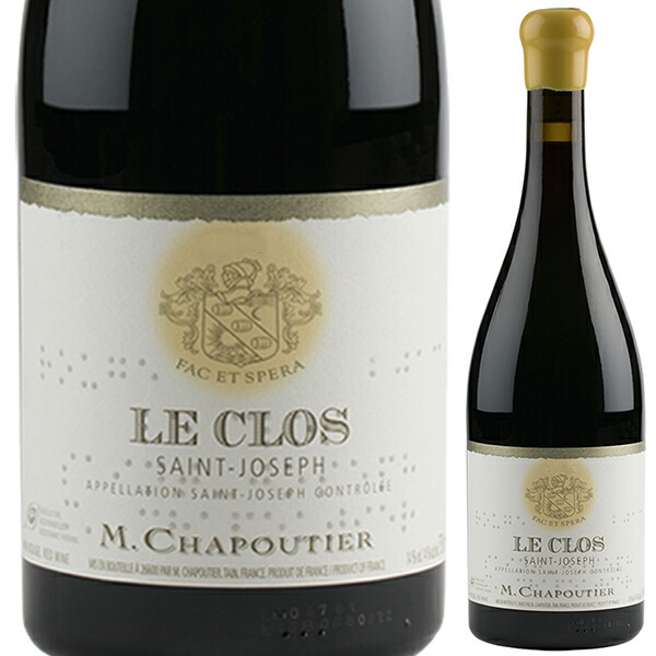 サン ジョセフ ルージュ ル クロ 2016 M.シャプティエ 750ml  [赤]
