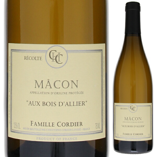 マコン オー ボワ ダリエ 2024 ドメーヌ コルディエ ペール エ フィス 750ml  [白]