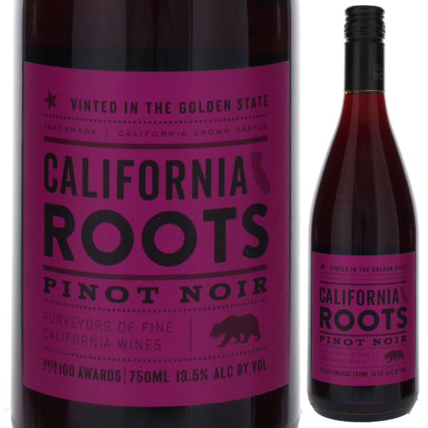 ピノ ノワール カリフォルニア NV カリフォルニア ルーツ 750ml  [赤] スクリューキャップ