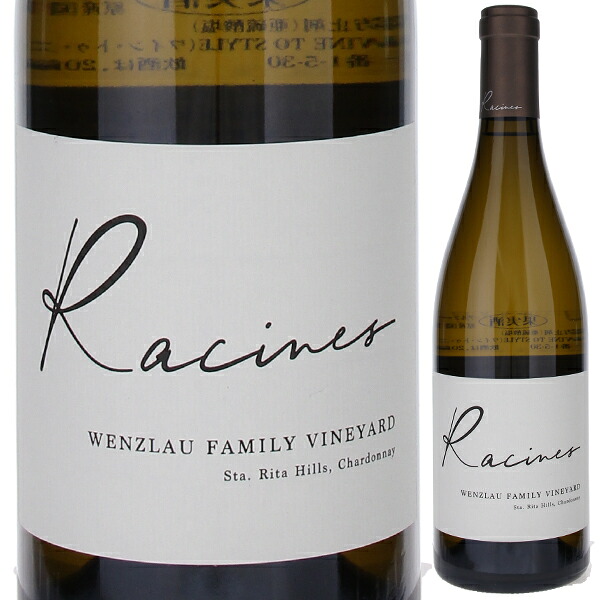 シャルドネ ウェンズラウ ファミリー ヴィンヤード サンタ リタ ヒルズ 2018 ラシーヌ 750ml  [白]