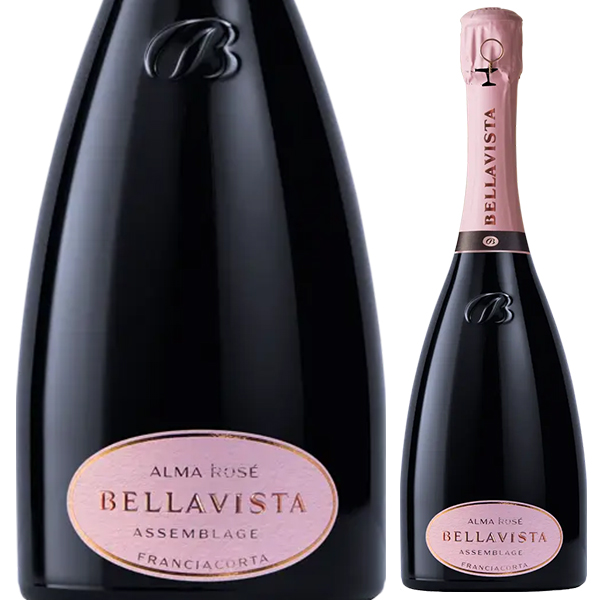 [ギフトボックス入り]フランチャコルタ アルマ ロゼ アッサンブラージュ 2 NV ベラヴィスタ 750ml  [発泡ロゼ]