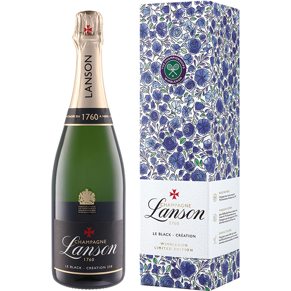 [ギフトボックス入り]ブラック クリエイション ウィンブルドン オリジナル ギフトボックス NV ランソン 750ml  [発泡白]