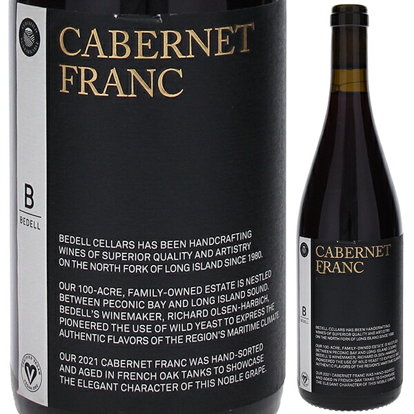 カベルネ フラン ノース フォーク オブ ロング アイランド 2022 ベデル セラーズ 750ml  [赤]