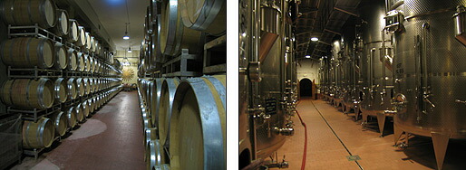 並ぶバリックとステンレスタンク