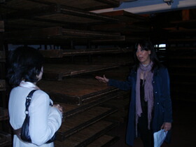 すのこの置かれた部屋