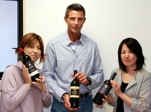 フォンテルートリ社のアレッサンドロさんと