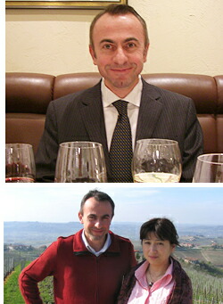 ジョルジョ氏、ワイナリー訪問の記念写真