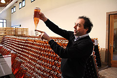 ロゼスプマンテの醸造場