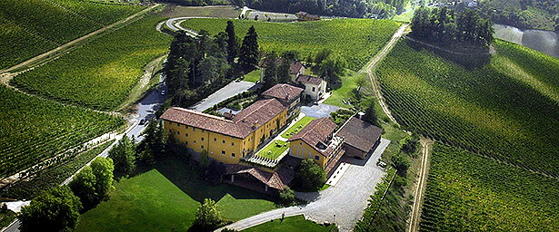 空から見たヴィッラ スパリーナ全体写真