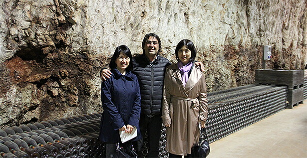 ポルヴァネーラ社で集合写真