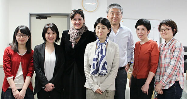 ジャンフランコ フィノ社シモーナ ナターレさんとトスカニースタッフ