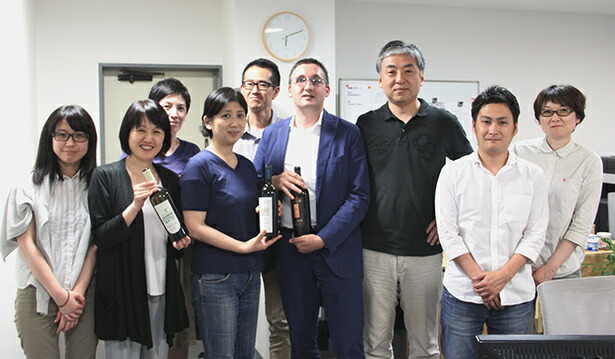 ヴァルテル氏と集合写真