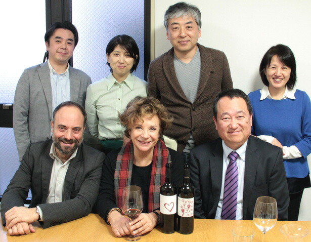 モンテヴェトラーノ社シルヴィア インパラートさんとグイド グロッピ氏、ジャーナリスト宮嶋勲氏